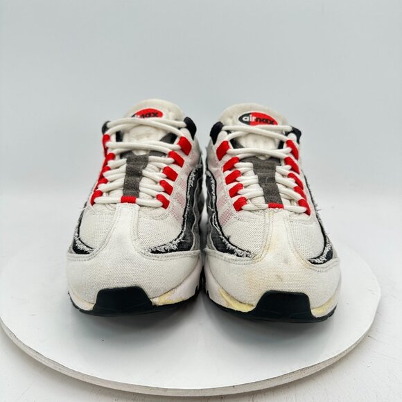 Nike Air Max 95 Men Size 8  DH9792-100 Chile Red Japan Plum Blossom Grey Shoes - Picture 2 of 11